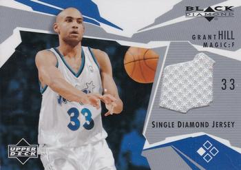 2003-04 Upper Deck Black Diamond - Single Diamond Jersey #BD-GH Grant Hill Front
