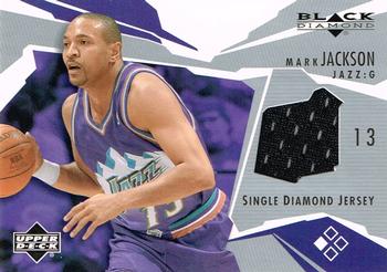 2003-04 Upper Deck Black Diamond - Single Diamond Jersey #BD-JA Mark Jackson Front