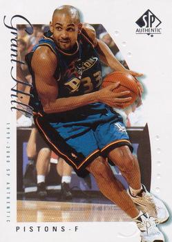 1999-00 SP Authentic #22 Grant Hill Front