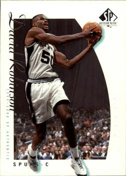 1999-00 SP Authentic #74 David Robinson Front