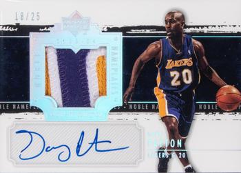2003-04 Upper Deck Exquisite Collection - Noble Nameplates #NN-GP Gary Payton Front