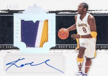 2003-04 Upper Deck Exquisite Collection - Noble Nameplates #NN-KB Kobe Bryant Front