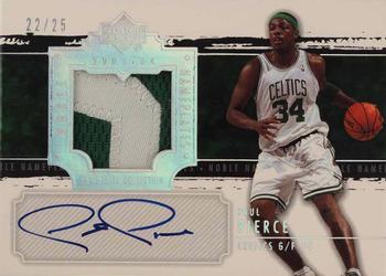 2003-04 Upper Deck Exquisite Collection - Noble Nameplates #NN-PP Paul Pierce Front