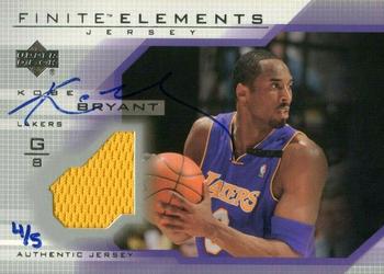 2003-04 Upper Deck Finite - Elements Jerseys #FJ2 Kobe Bryant Front