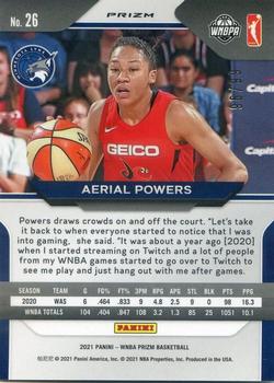 2021 Panini Prizm WNBA Premium #26 Aerial Powers Back