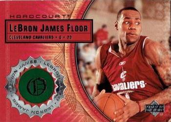 2003-04 Upper Deck Hardcourt - LeBron James Floor #LB5 LeBron James Front