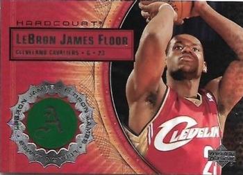 2003-04 Upper Deck Hardcourt - LeBron James Floor #LB8 LeBron James Front