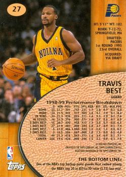 1999-00 Stadium Club #27 Travis Best Back