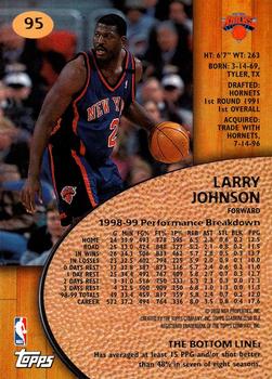1999-00 Stadium Club #95 Larry Johnson Back