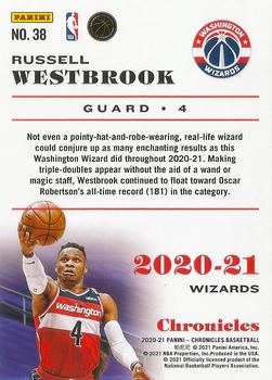 2020-21 Panini Chronicles #38 Russell Westbrook Back