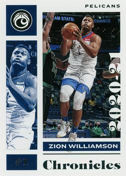 2020-21 Panini Chronicles #42 Zion Williamson Front