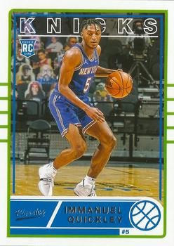 2020-21 Panini Chronicles #644 Immanuel Quickley Front