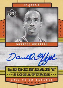 2003-04 Upper Deck Legends - Legendary Signatures #LS-DG Darrell Griffith Front