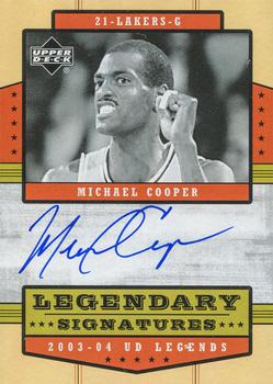 2003-04 Upper Deck Legends - Legendary Signatures #LS-MC Michael Cooper Front