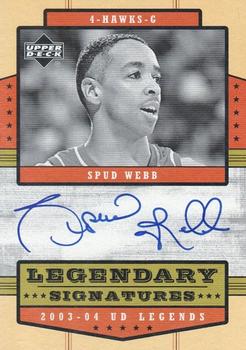 2003-04 Upper Deck Legends - Legendary Signatures #LS-SW Spud Webb Front