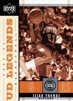 2003-04 Upper Deck Legends - Throwback #25 Isiah Thomas Front