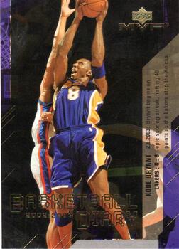 2003-04 Upper Deck MVP - Basketball Diary #BD8 Kobe Bryant Front