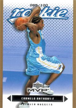 2003-04 Upper Deck MVP - Gold #203 Carmelo Anthony Front
