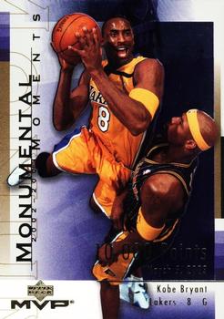 2003-04 Upper Deck MVP - Monumental Moments #MM1 Kobe Bryant Front
