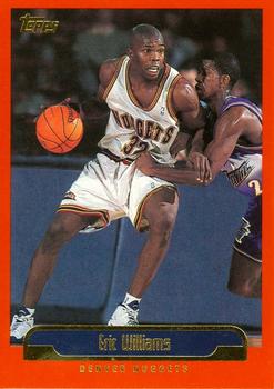 1999-00 Topps #16 Eric Williams Front