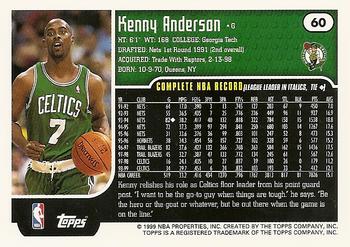 1999-00 Topps #60 Kenny Anderson Back