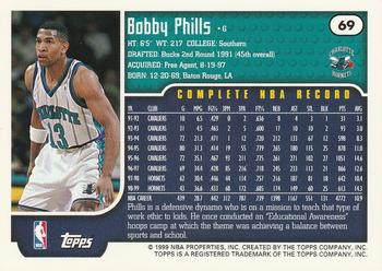 1999-00 Topps #69 Bobby Phills Back