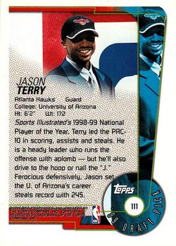 1999-00 Topps #111 Jason Terry Back