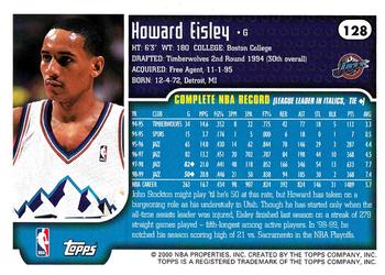 1999-00 Topps #128 Howard Eisley Back