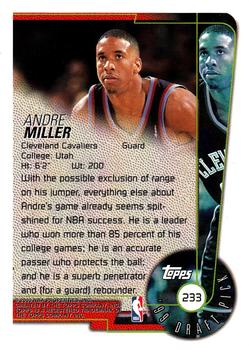 1999-00 Topps #233 Andre Miller Back