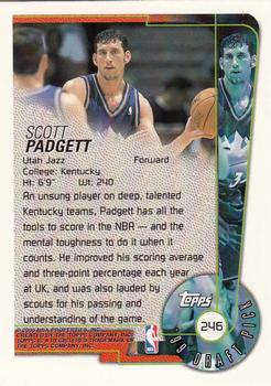 1999-00 Topps #246 Scott Padgett Back