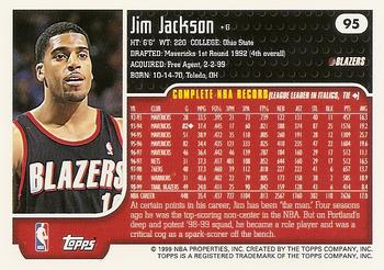 1999-00 Topps #95 Jim Jackson Back