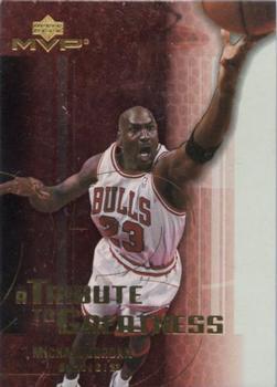 2003-04 Upper Deck MVP - A Tribute to Greatness #MJ1 Michael Jordan Front