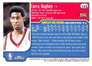 1999-00 Topps Chrome #152 Larry Hughes Back