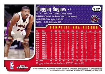 1999-00 Topps Chrome #227 Muggsy Bogues Back