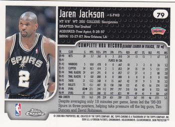 1999-00 Topps Chrome #79 Jaren Jackson Back