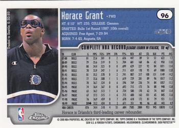1999-00 Topps Chrome #96 Horace Grant Back