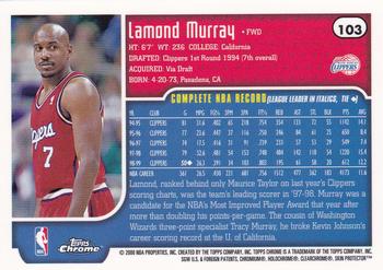 1999-00 Topps Chrome #103 Lamond Murray Back