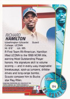 1999-00 Topps Chrome #114 Richard Hamilton Back