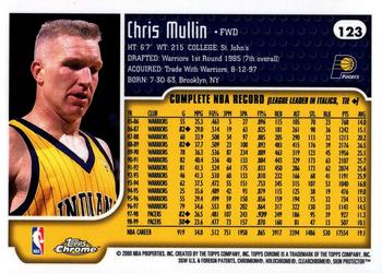 1999-00 Topps Chrome #123 Chris Mullin Back