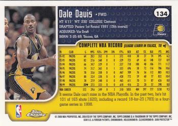 1999-00 Topps Chrome #134 Dale Davis Back