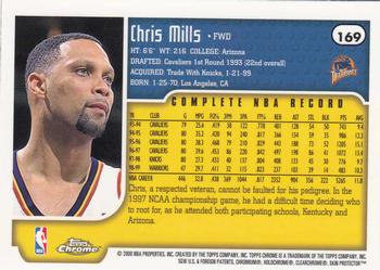 1999-00 Topps Chrome #169 Chris Mills Back