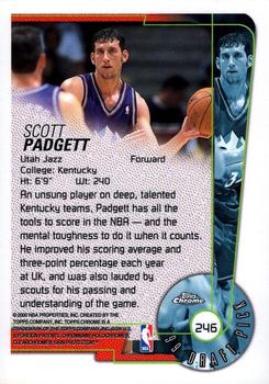 1999-00 Topps Chrome #246 Scott Padgett Back