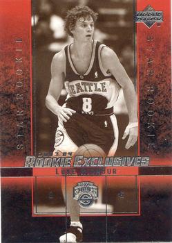 2003-04 Upper Deck Rookie Exclusives - Variation #10 Luke Ridnour Front