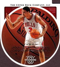 2003-04 Upper Deck Standing O - Die Cuts/Embossed #8 Tyson Chandler Front