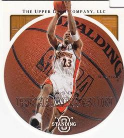 2003-04 Upper Deck Standing O - Die Cuts/Embossed #22 Jason Richardson Front