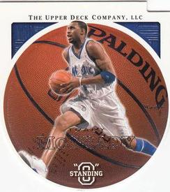 2003-04 Upper Deck Standing O - Die Cuts/Embossed #57 Tracy McGrady Front