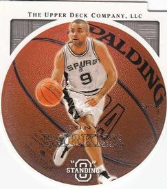 2003-04 Upper Deck Standing O - Die Cuts/Embossed #72 Tony Parker Front