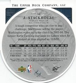 2003-04 Upper Deck Standing O - Die Cuts/Embossed #82 Jerry Stackhouse Back