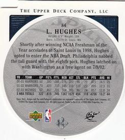 2003-04 Upper Deck Standing O - Die Cuts/Embossed #84 Larry Hughes Back