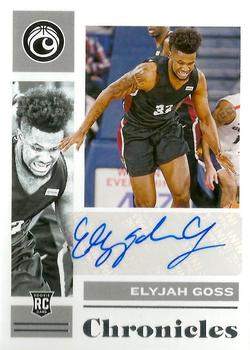 2021 Panini Chronicles Draft Picks - Chronicles Rookie Signatures #CR-EGO Elyjah Goss Front